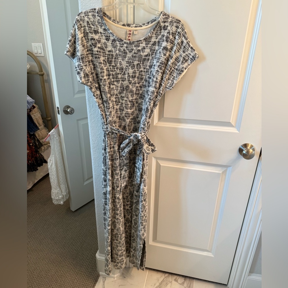 Dolan Black and White Maxi Dress
